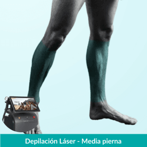 Depilación Láser Media Pierna – Hombres