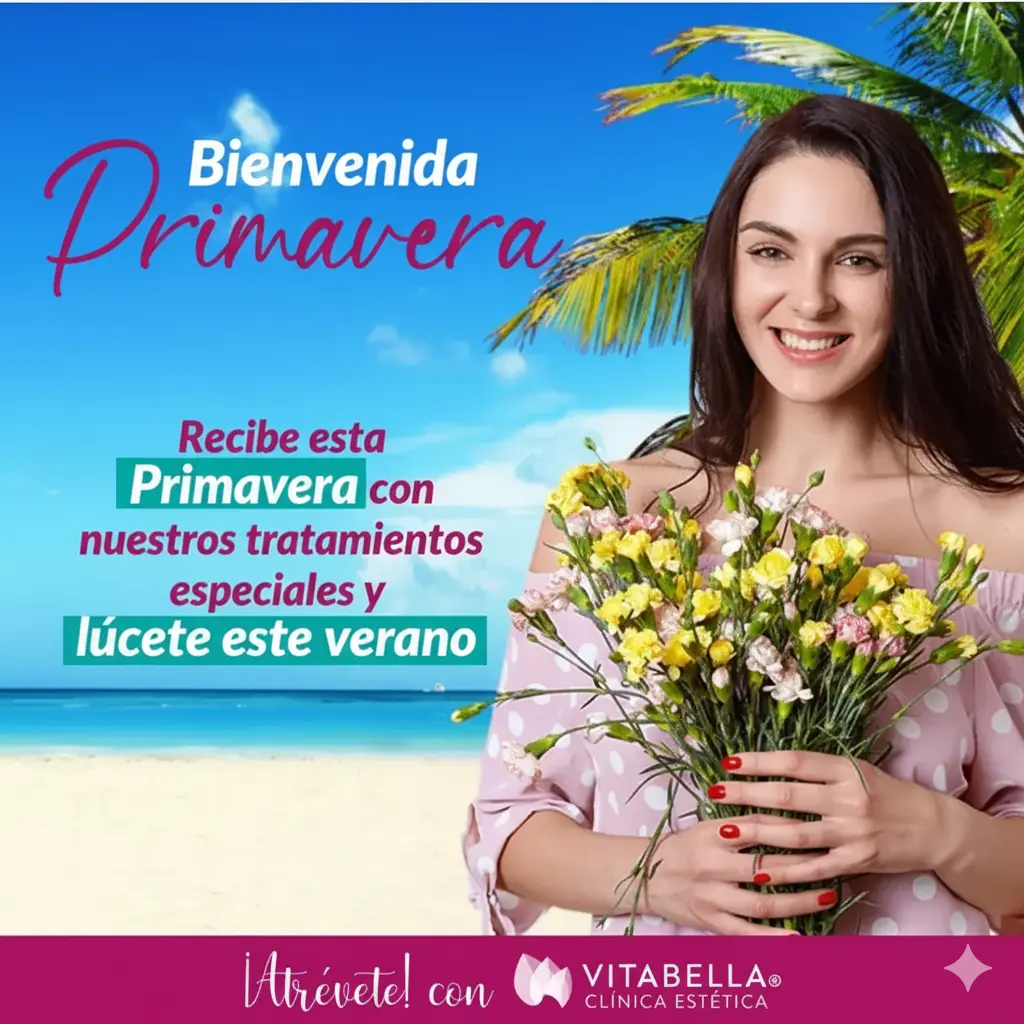 Bienvenida primavera en Vitabella Calama: recibe la primavera con nuestros tratamientos y lúcete este verano